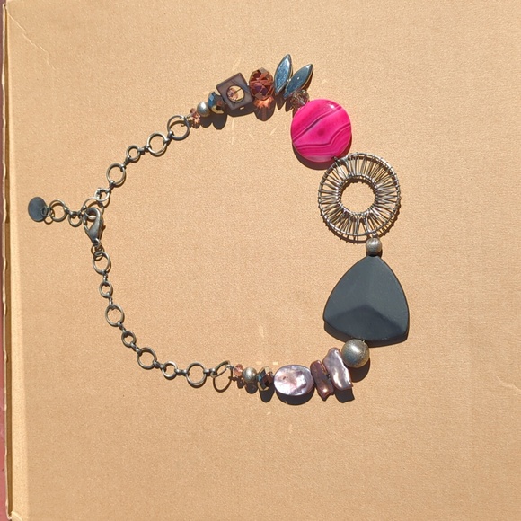 Vintage 2010s Bejeweled Statement Necklace - Picture 1 of 9